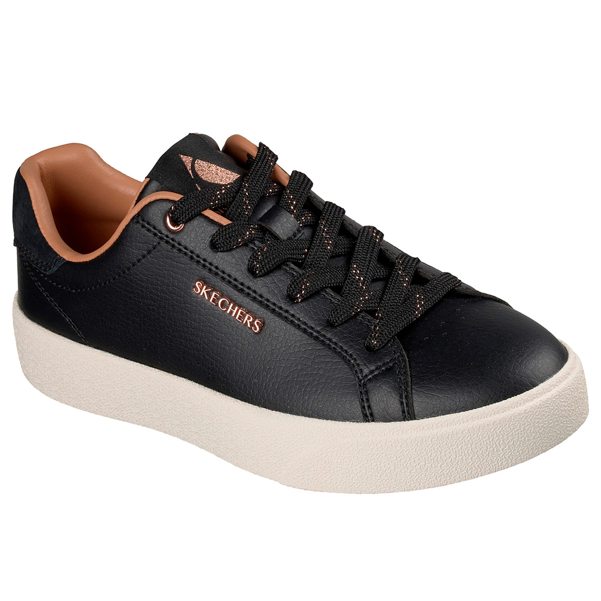 ZAPATILLAS MUJER SKECHERS CASUALES NEGRO BELMONT - 3