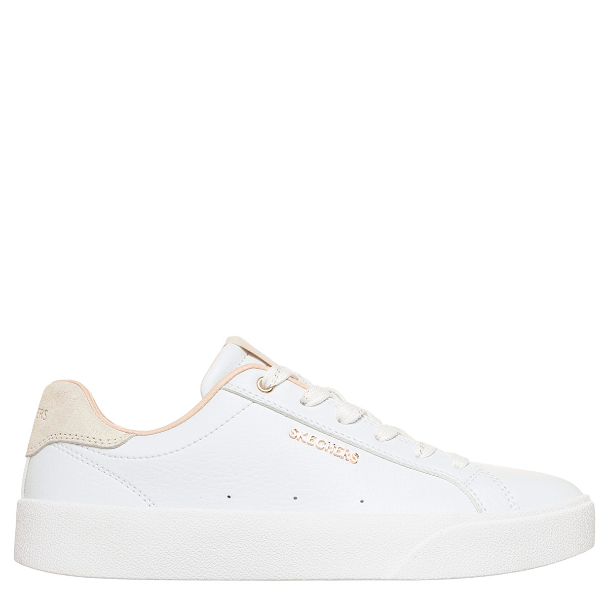 ZAPATILLAS MUJER SKECHERS CASUALES BLANCO BELMONT - 1