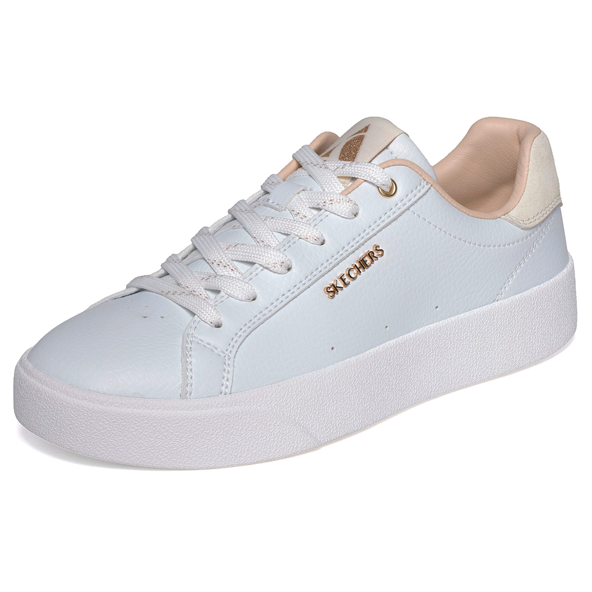 ZAPATILLAS MUJER SKECHERS CASUALES BLANCO BELMONT - 4
