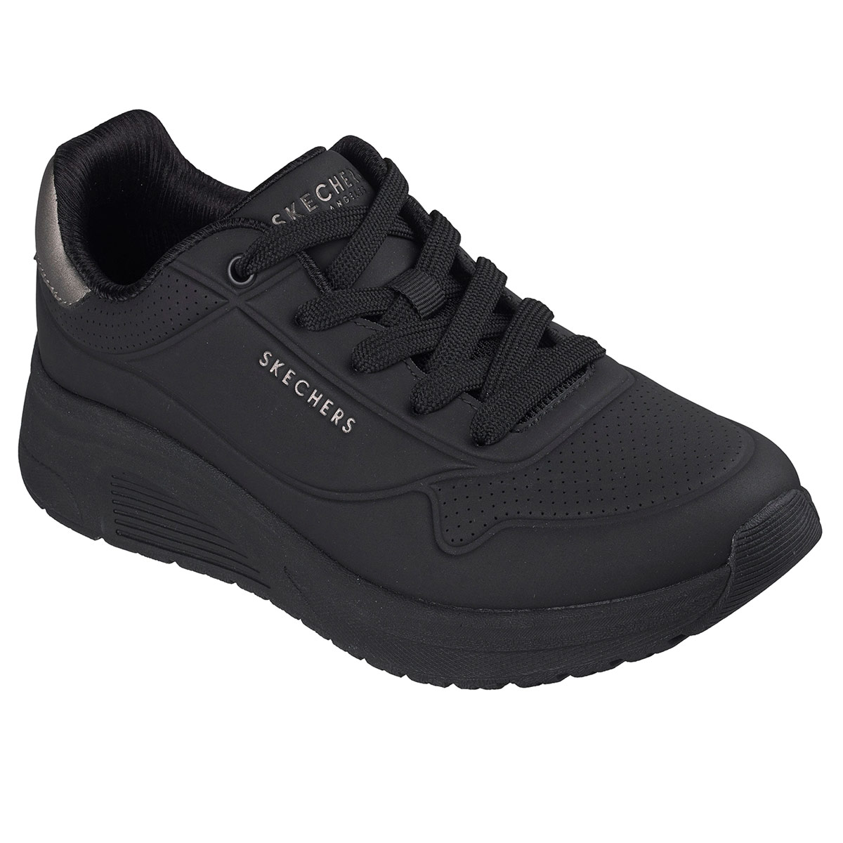 ZAPATILLAS MUJER SKECHERS CASUALES NEGRO UNO LITE 2 - 3