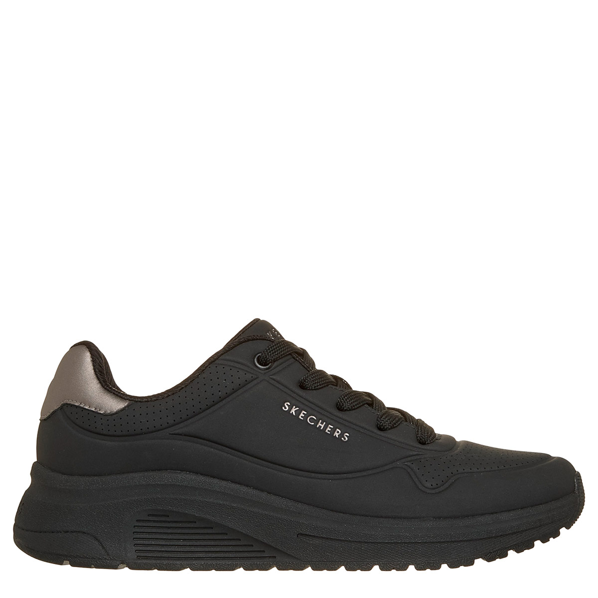 ZAPATILLAS MUJER SKECHERS CASUALES NEGRO UNO LITE 2 - 1