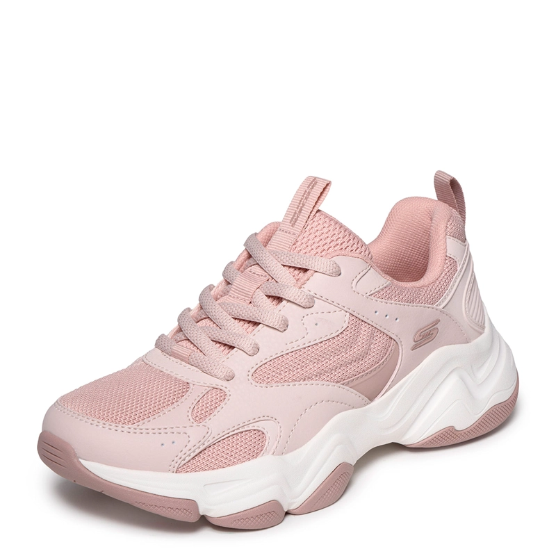 ZAPATILLAS MUJER SKECHERS URBANO ROSADO BOBS SPORT DIEGO - 3
