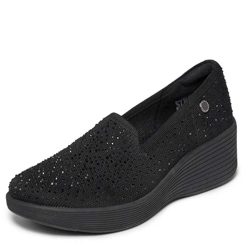 ZAPATILLAS MUJER SKECHERS URBANAS NEGRO PARALLEL LITE - 4