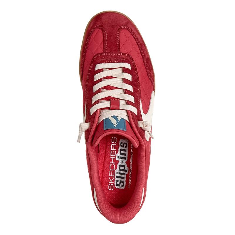 ZAPATILLAS MUJER SKECHERS CASUALES ROJO SLIP-INS HOTSHOT SOFT LUXE - 5