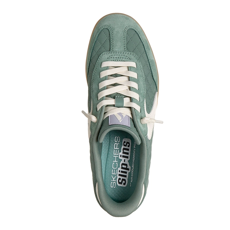 ZAPATILLAS MUJER SKECHERS CASUALES VERDE SLIP-INS HOTSHOT SOFT LUXE - 5