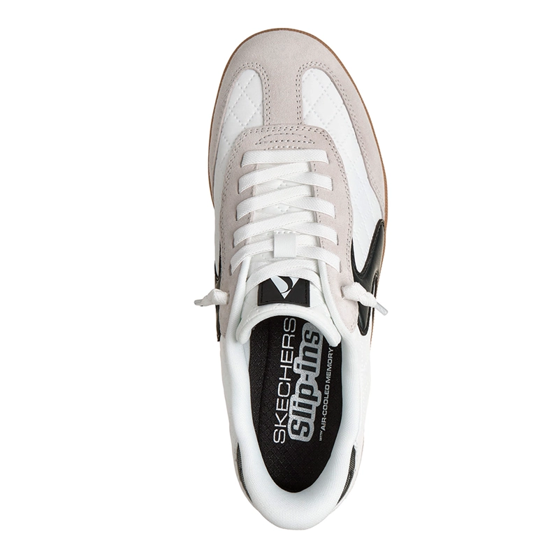 ZAPATILLAS MUJER SKECHERS CASUALES BLANCO SLIP-INS HOTSHOT SOFT LUXE - 5