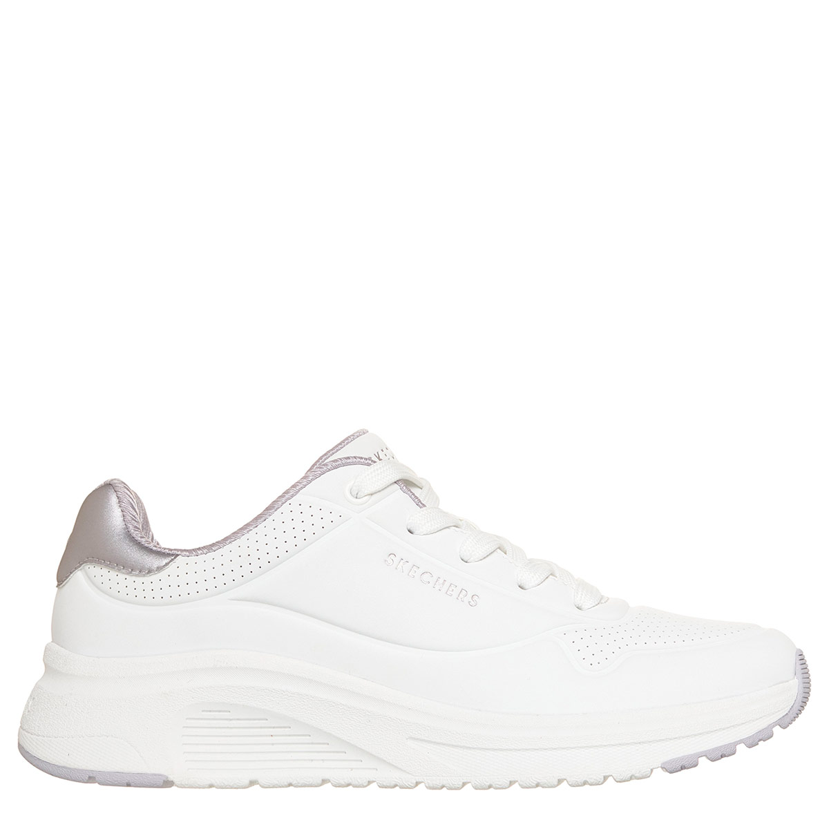 ZAPATILLAS MUJER SKECHERS CASUALES BLANCO UNO LITE 2 - 1