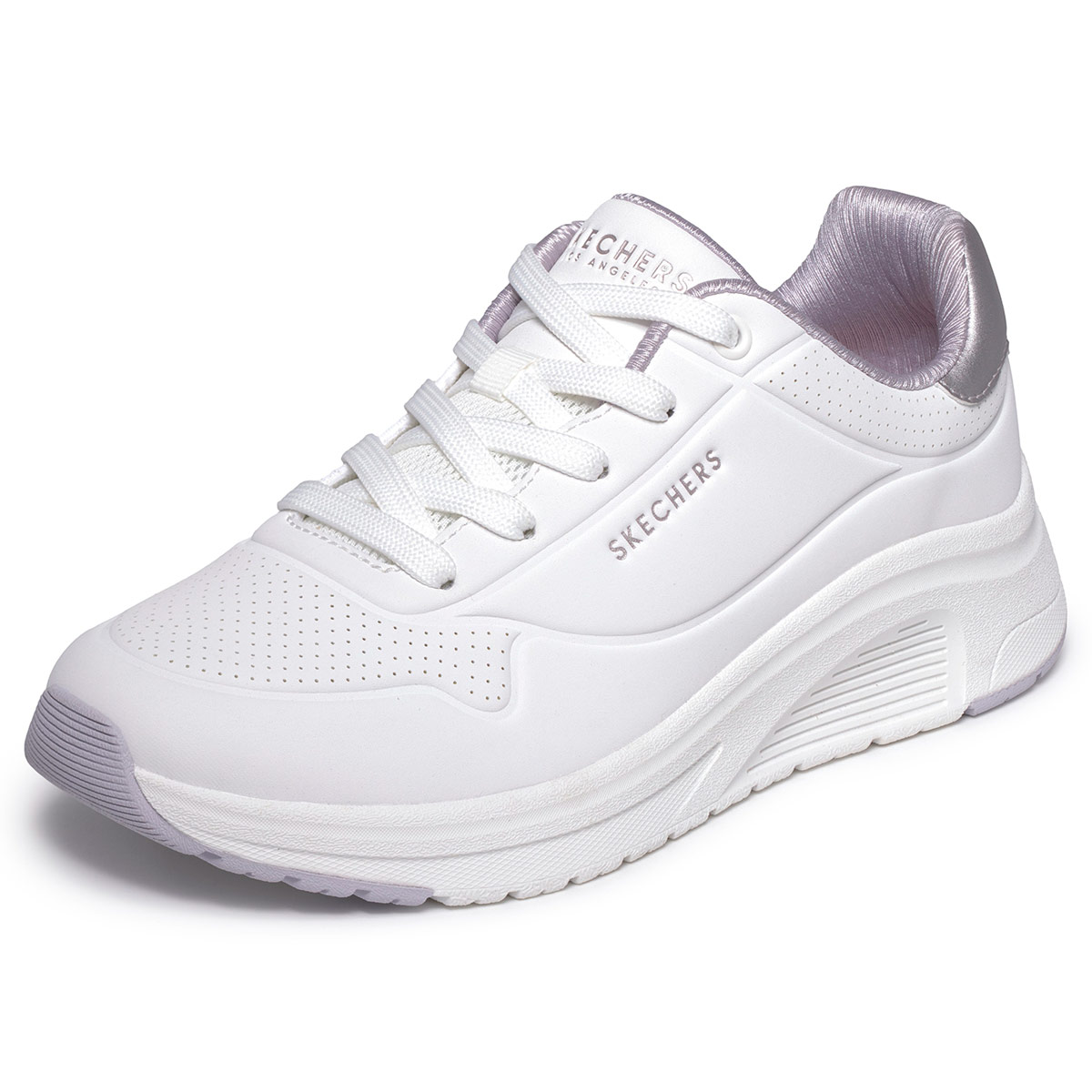 ZAPATILLAS MUJER SKECHERS CASUALES BLANCO UNO LITE 2 - 4