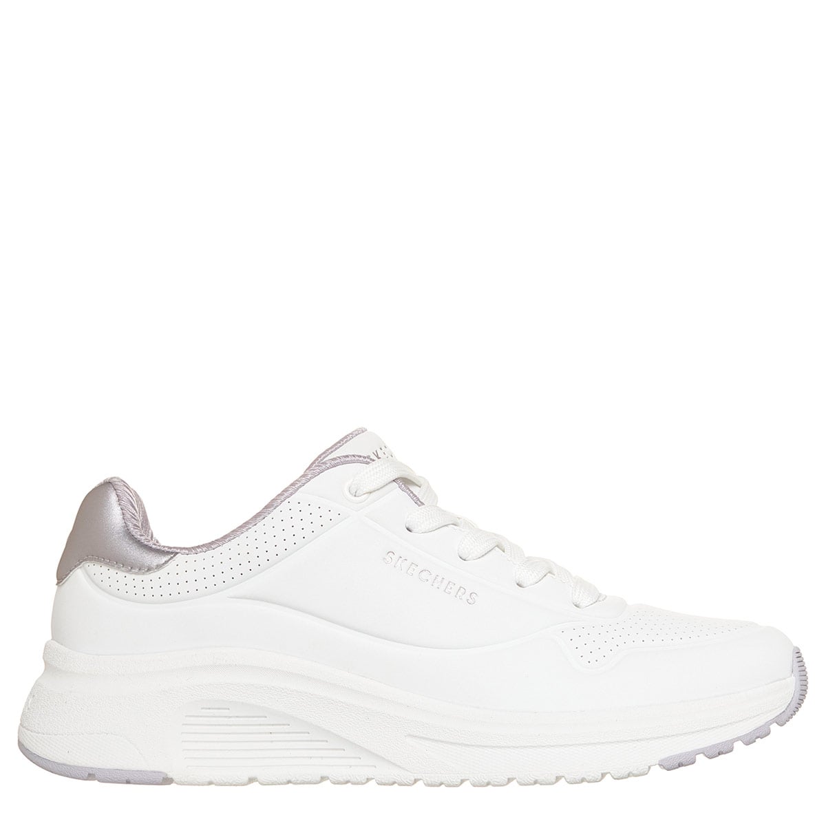 ZAPATILLAS MUJER SKECHERS CASUALES BLANCO UNO LITE 2 - 1