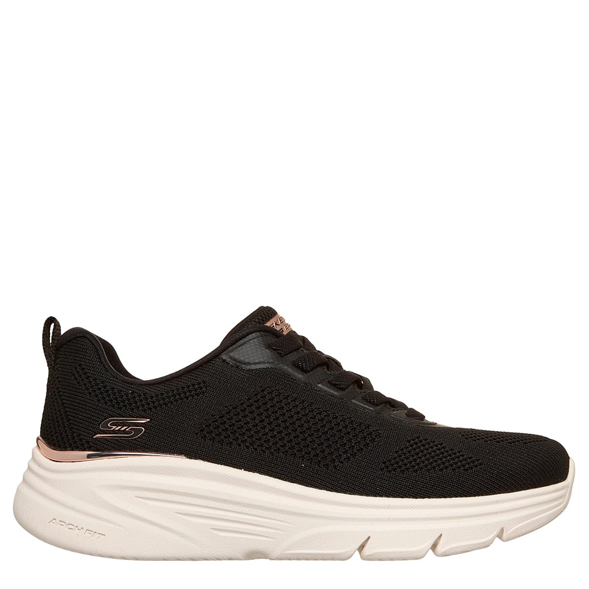 ZAPATILLAS MUJER SKECHERS CASUALES NEGRA BOBS SPORT ARCH FIT ELEV8 - 1