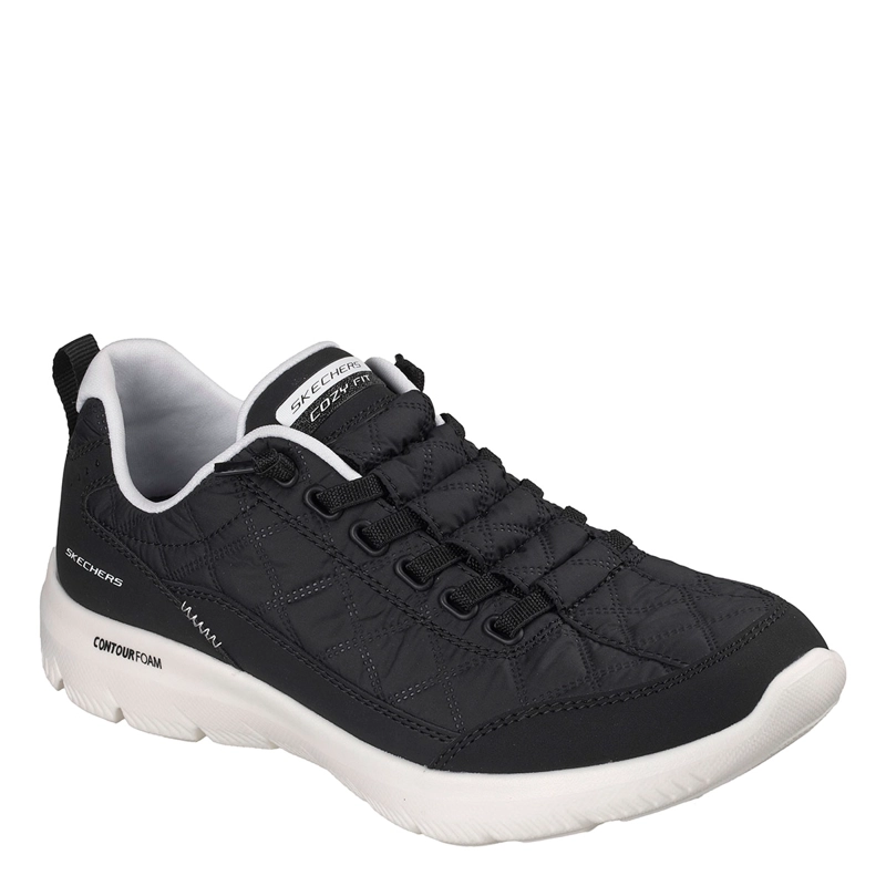 ZAPATILLAS MUJER SKECHERS URBANO NEGRO SUMMITS CONTOUR FOAM COZY FIT - 2