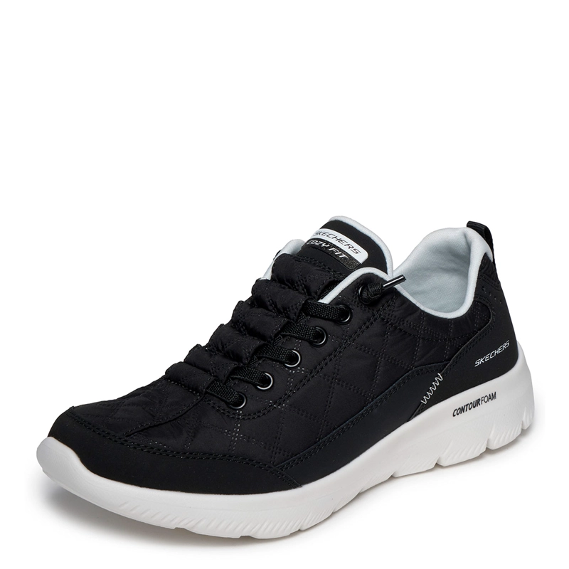 ZAPATILLAS MUJER SKECHERS URBANO NEGRO SUMMITS CONTOUR FOAM COZY FIT - 3