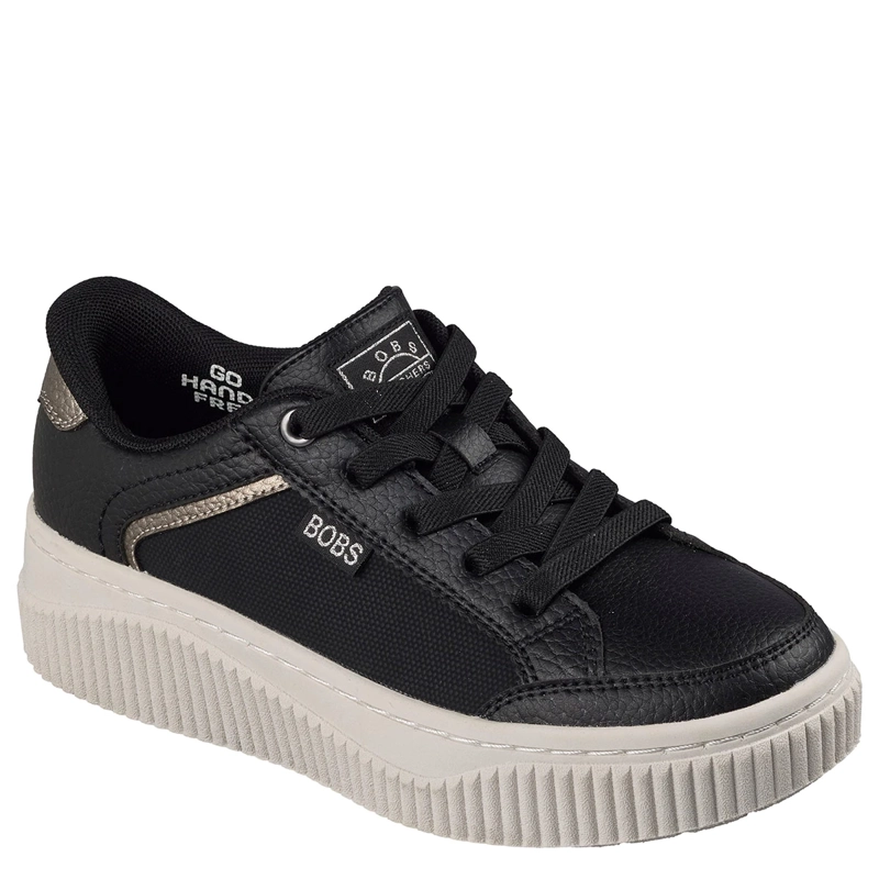 ZAPATILLAS MUJER SKECHERS URBANAS NEGRO BOBS SUNWAVE - 3