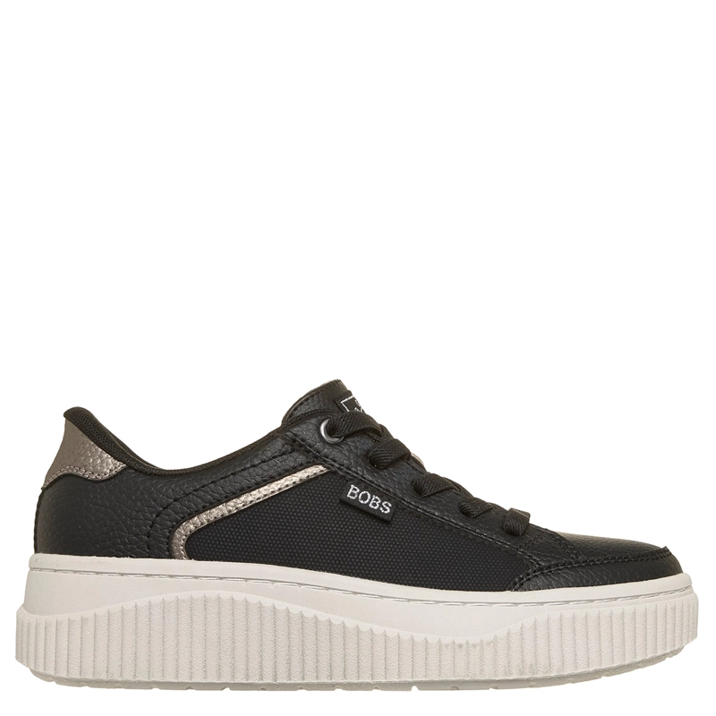 ZAPATILLAS MUJER SKECHERS URBANAS NEGRO BOBS SUNWAVE
