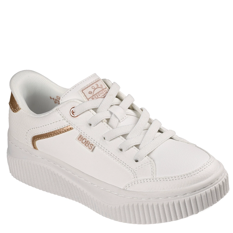 ZAPATILLAS MUJER SKECHERS URBANAS BLANCO BOBS SUNWAVE - 3