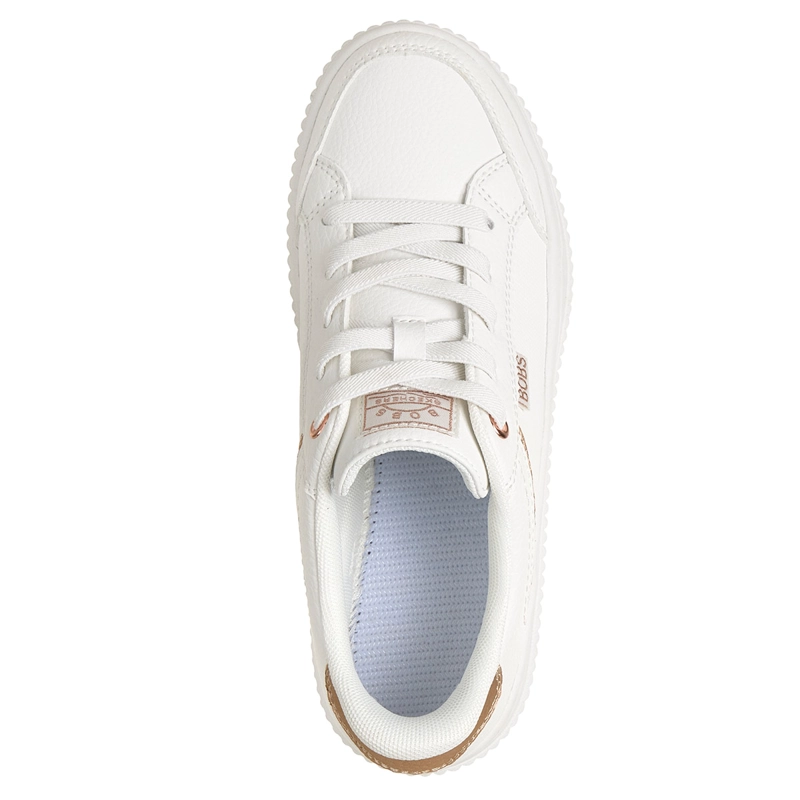 ZAPATILLAS MUJER SKECHERS URBANAS BLANCO BOBS SUNWAVE - 5