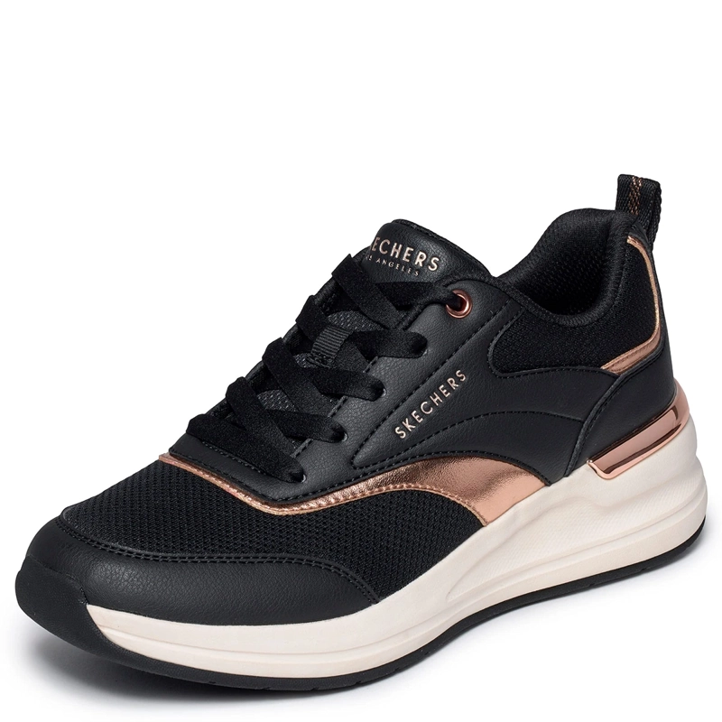 ZAPATILLAS MUJER SKECHERS URBANAS NEGRO BILLION 2 - 3