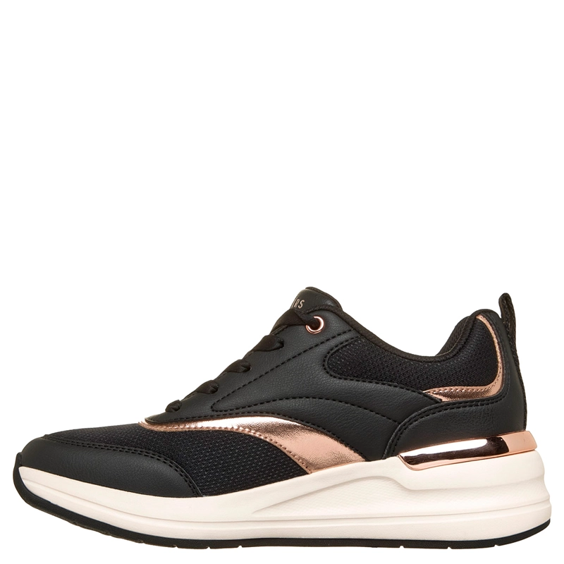ZAPATILLAS MUJER SKECHERS URBANAS NEGRO BILLION 2 - 4