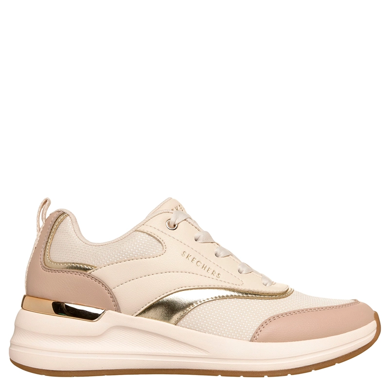 ZAPATILLAS MUJER SKECHERS URBANAS BEIGE BILLION 2 - 1