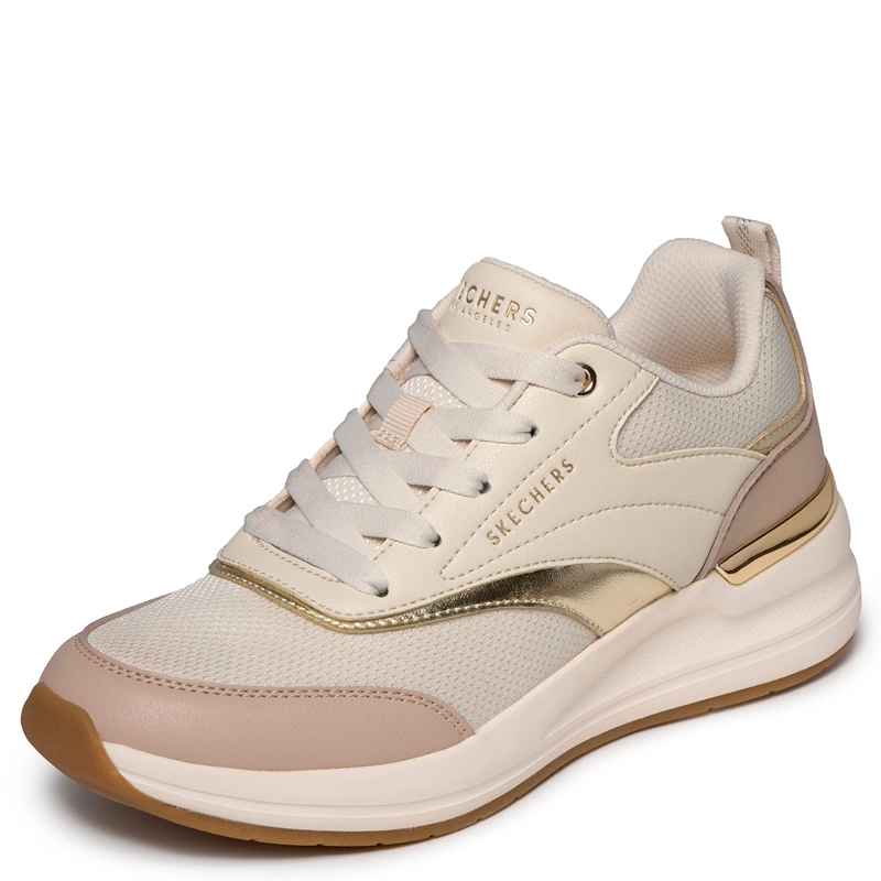 ZAPATILLAS MUJER SKECHERS URBANAS BEIGE BILLION 2 - 3