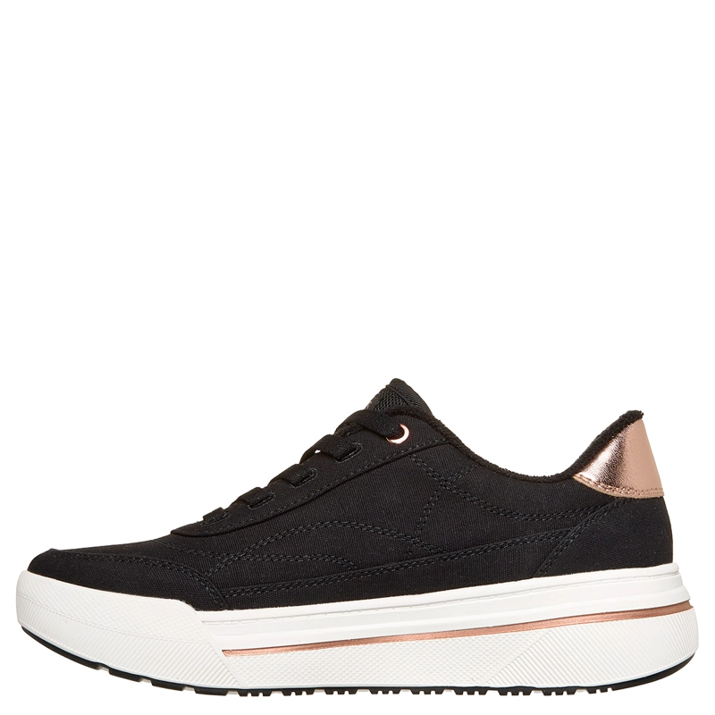 ZAPATILLAS MUJER SKECHERS URBANAS NEGRO ARCH FIT ARCADE HI - 4