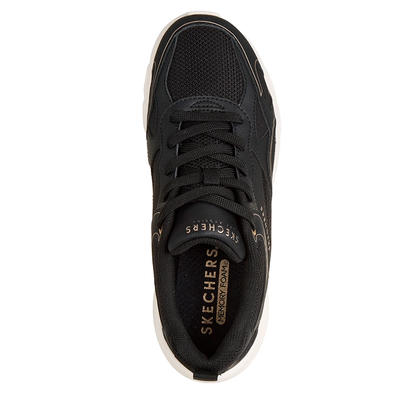 ZAPATILLAS MUJER SKECHERS CASUALES NEGRO E'CLYPSE LITE - 4