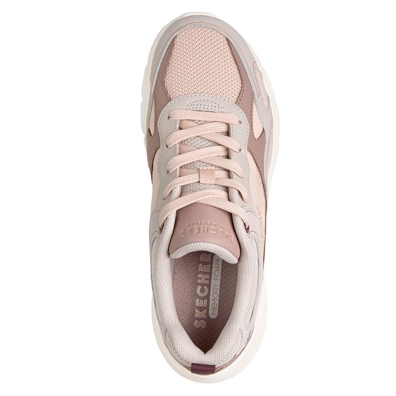 ZAPATILLAS MUJER SKECHERS CASUALES ROSADO E'CLYPSE LITE - 4