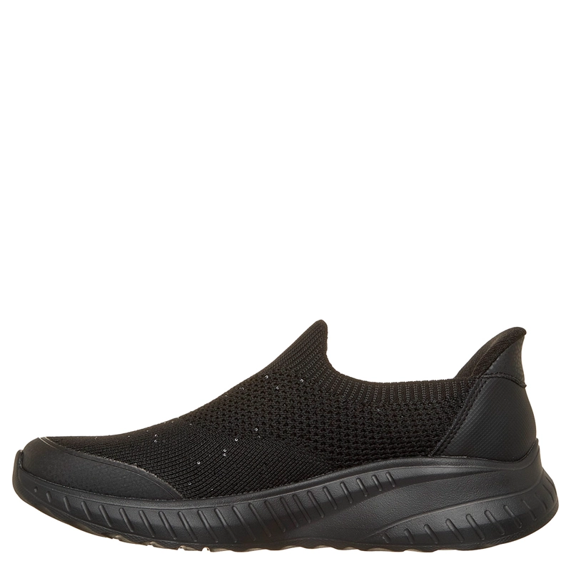ZAPATILLAS MUJER SKECHERS CASUALES NEGRO BOBS SQUAD CHAOS - 4