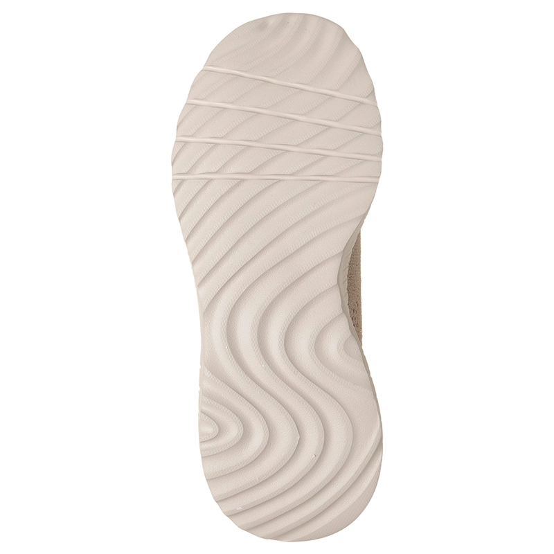 ZAPATILLAS MUJER SKECHERS CASUALES TAUPE BOBS SQUAD CHAOS - 6