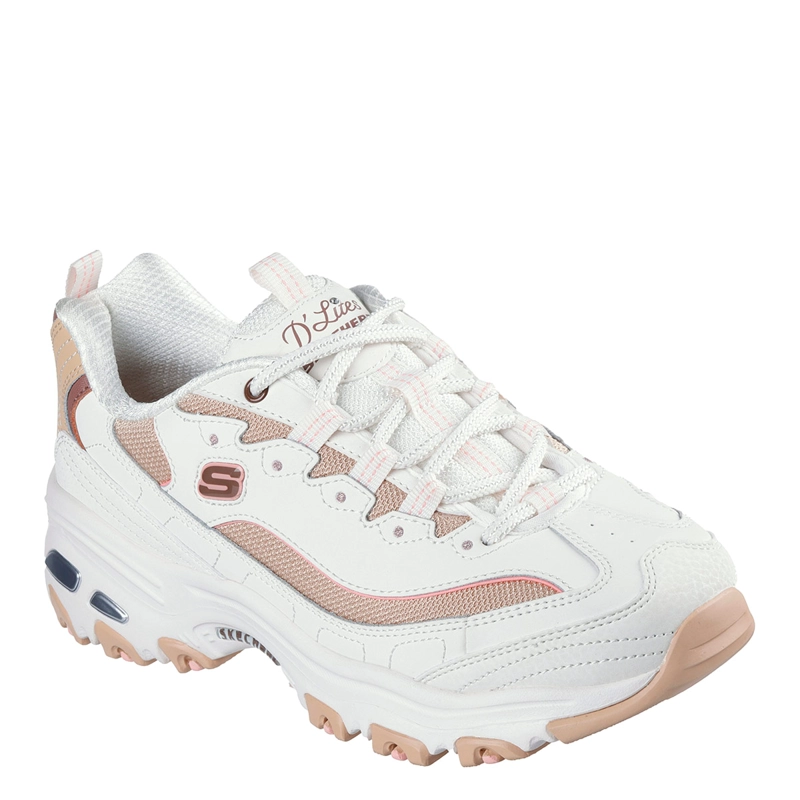 ZAPATILLAS MUJER SKECHERS URBANO BLANCO D'LITES - 2
