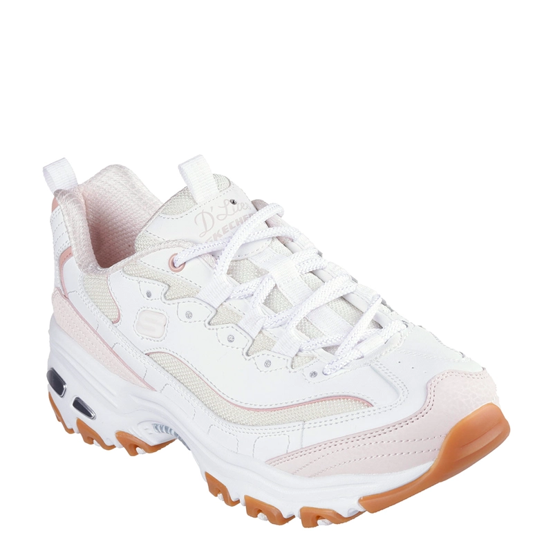 ZAPATILLAS MUJER SKECHERS URBANO BLANCO D'LITES - 2