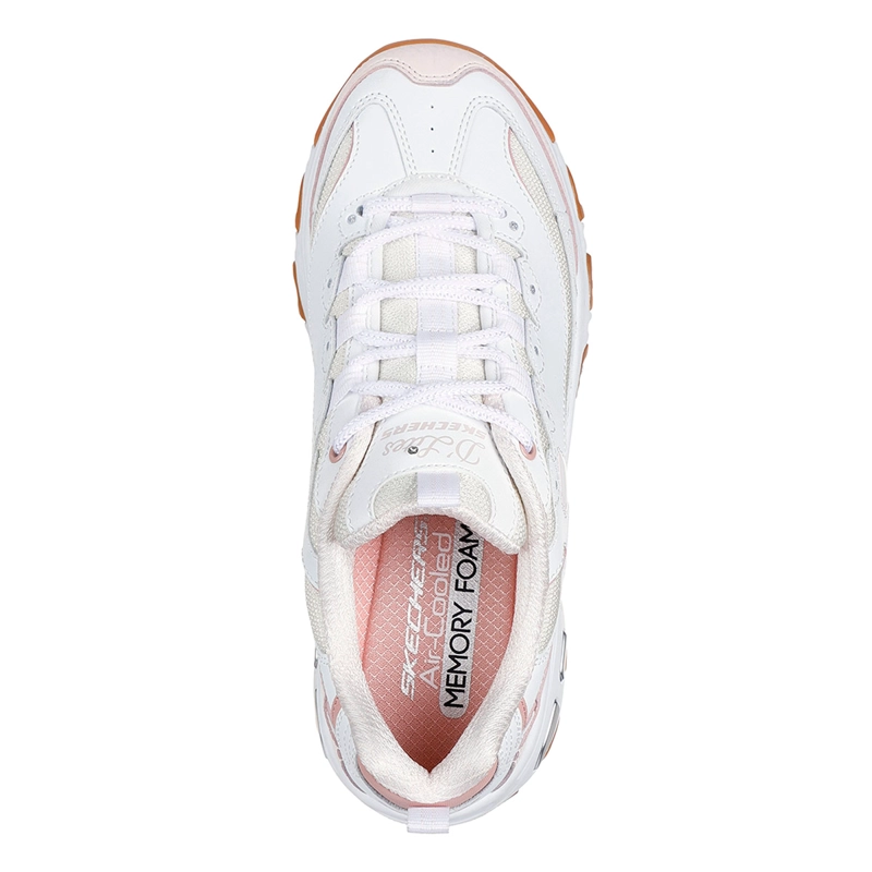 ZAPATILLAS MUJER SKECHERS URBANO BLANCO D'LITES - 4