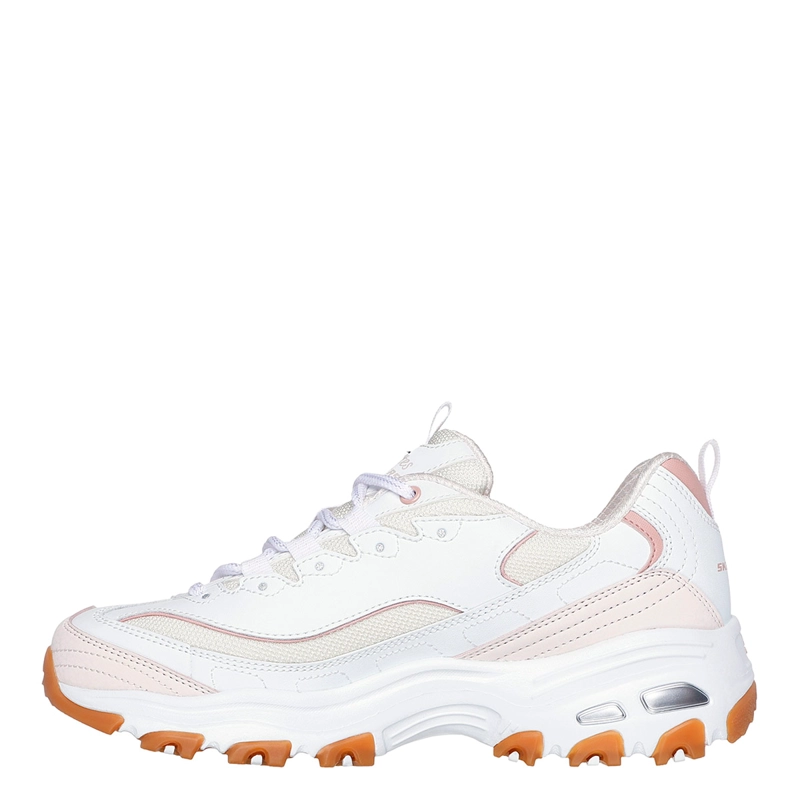 ZAPATILLAS MUJER SKECHERS URBANO BLANCO D'LITES - 3