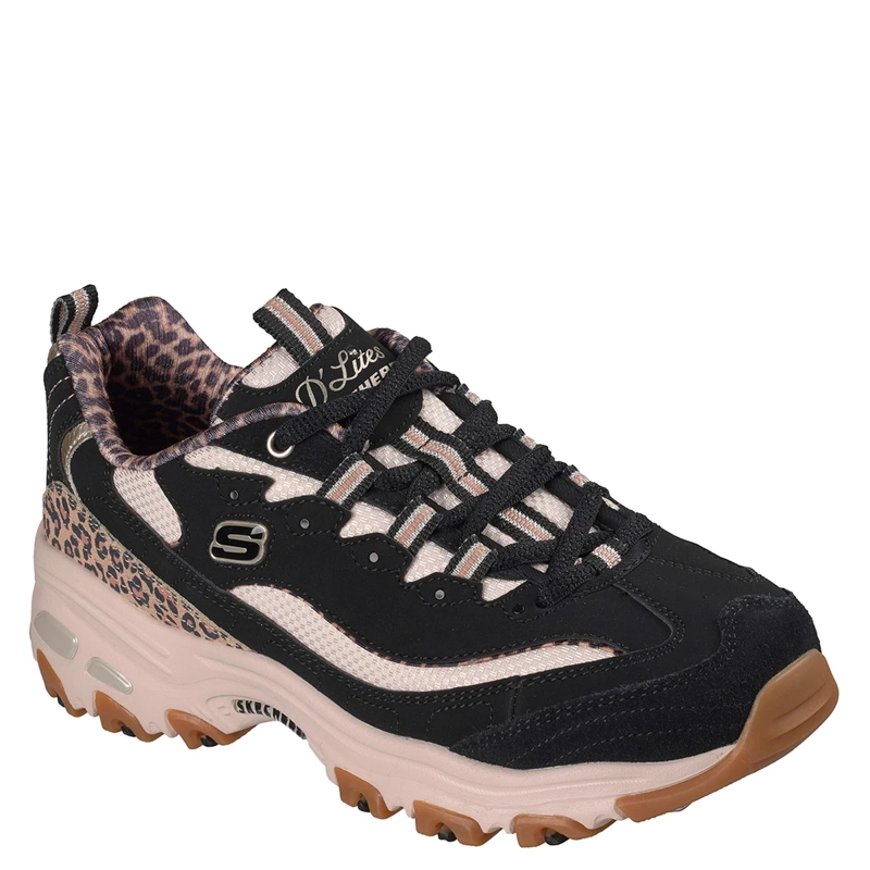 ZAPATILLAS MUJER SKECHERS URBANAS NEGRO D'LITES - 2