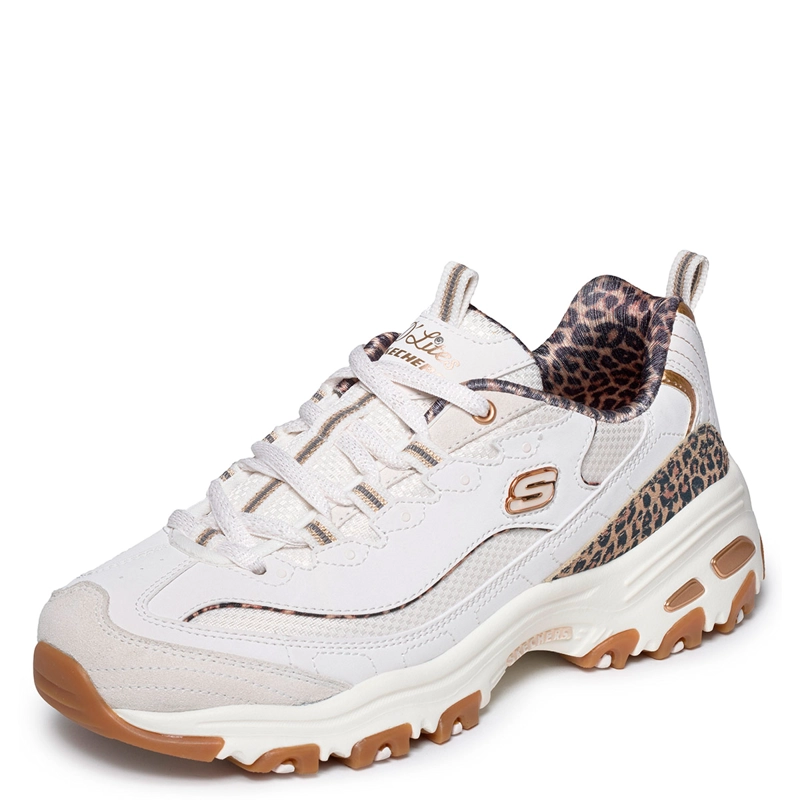 ZAPATILLAS MUJER SKECHERS URBANAS BLANCO D'LITES - 3