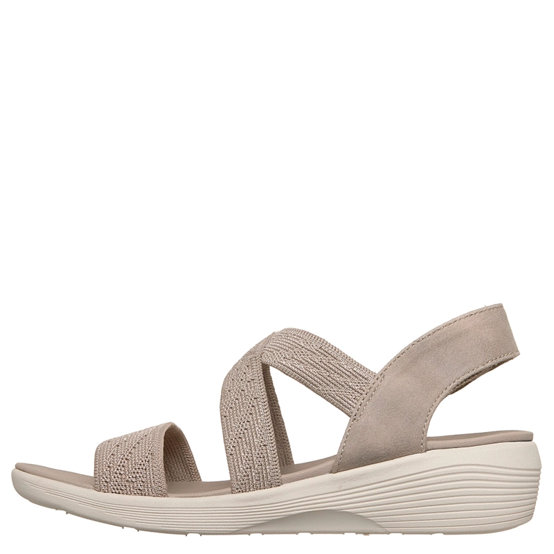 SANDALIAS MUJER SKECHERS TAUPE ARYA - 3