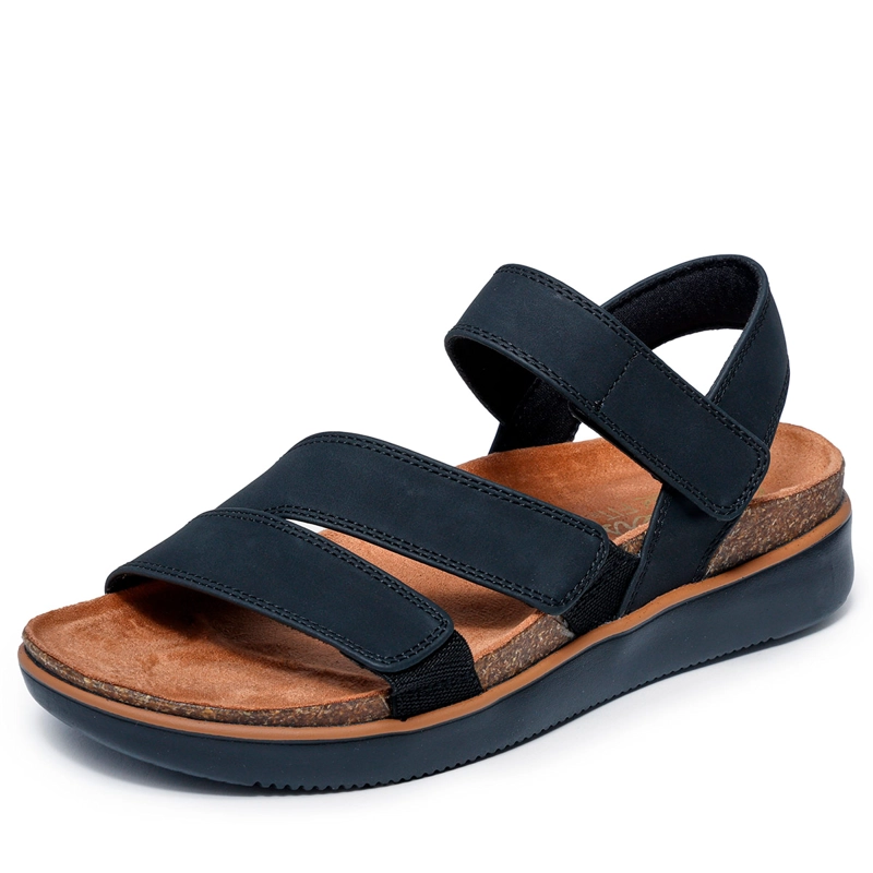 SANDALIAS MUJER SKECHERS NEGRO LIFTED COMFORT - 4
