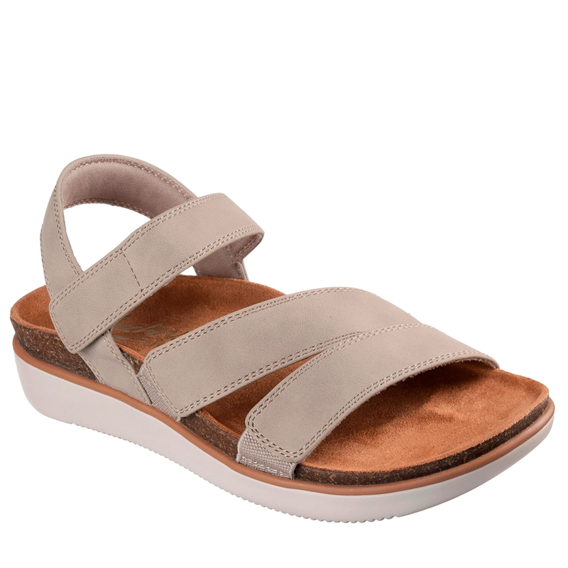 SANDALIAS MUJER SKECHERS TAUPE LIFTED COMFORT - 2