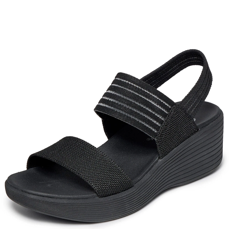 SANDALIAS MUJER SKECHERS NEGRO PARALLEL LITE - 4
