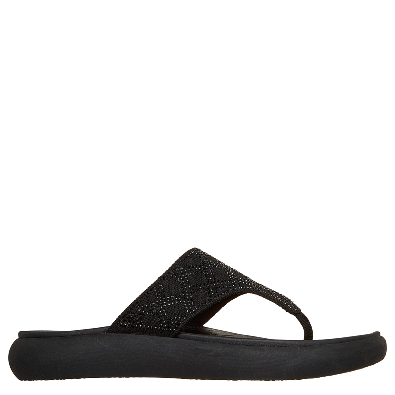 SANDALIAS MUJER SKECHERS NEGRO RELAXED FIT ASANA LUXE  - 1