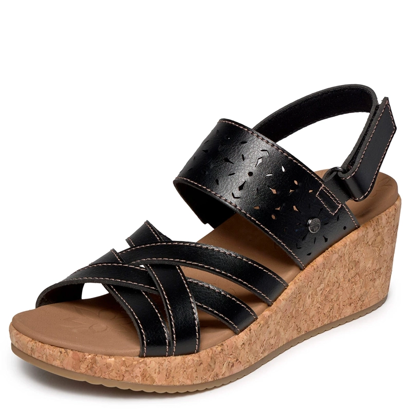 SANDALIAS MUJER SKECHERS NEGRO ARCH FIT BEVERLEE 2.0 - 4