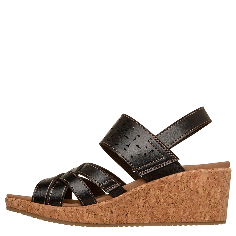 SANDALIAS MUJER SKECHERS NEGRO ARCH FIT BEVERLEE 2.0 - 3