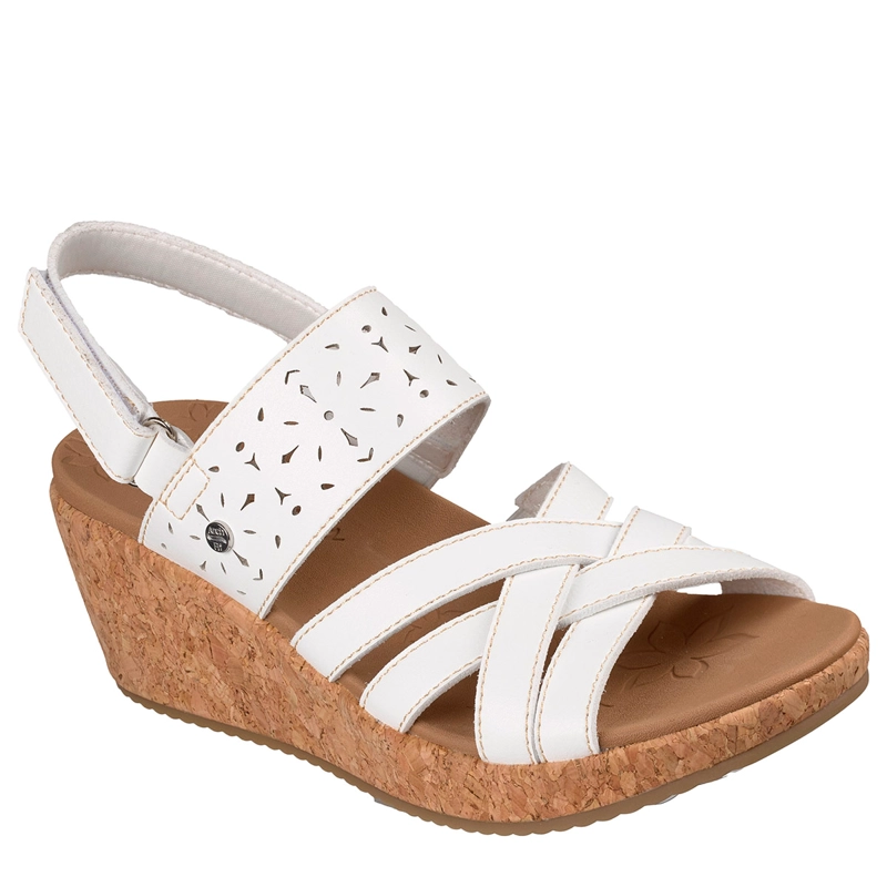 SANDALIAS MUJER SKECHERS BLANCO ARCH FIT BEVERLEE 2.0 - 2