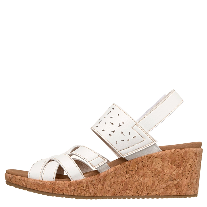 SANDALIAS MUJER SKECHERS BLANCO ARCH FIT BEVERLEE 2.0 - 3