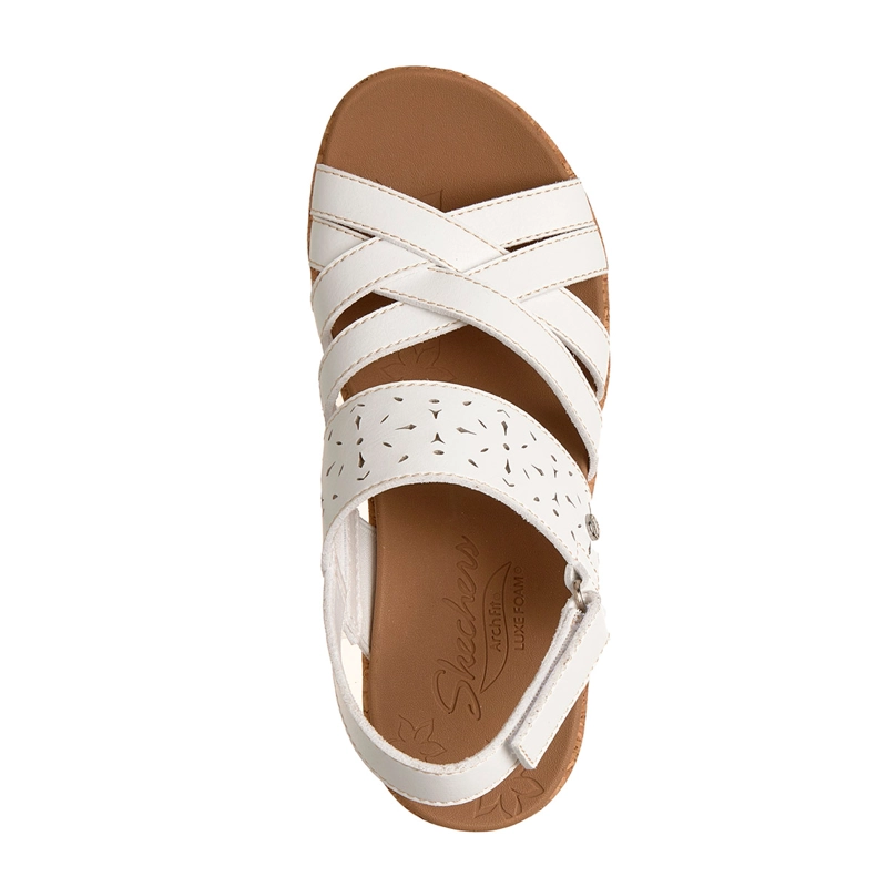 SANDALIAS MUJER SKECHERS BLANCO ARCH FIT BEVERLEE 2.0 - 5