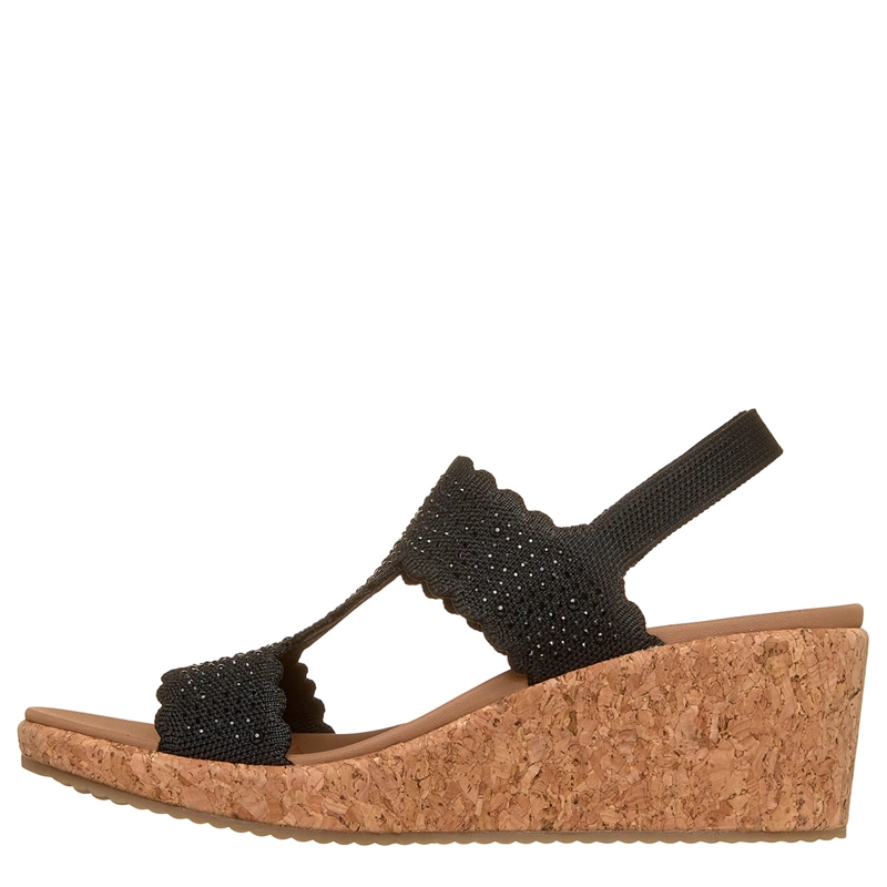 SANDALIAS MUJER SKECHERS NEGRO ARCH FIT BEVERLEE 2.0 - 3
