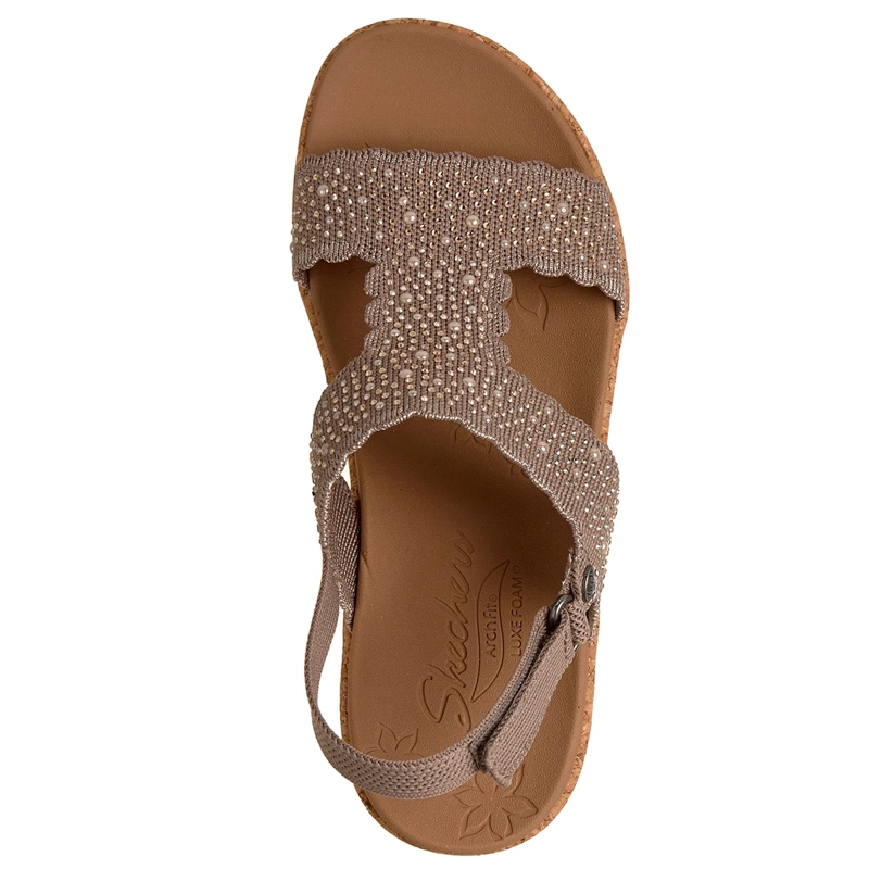 SANDALIAS MUJER SKECHERS TAUPE ARCH FIT BEVERLEE 2.0 - 5