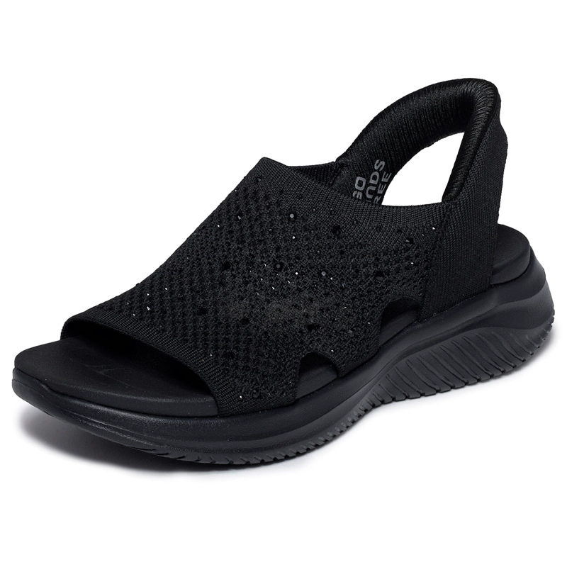 SANDALIAS MUJER SKECHERS NEGRO SLIP-INS ULTRA FLEX 3.0 SANDAL - 5
