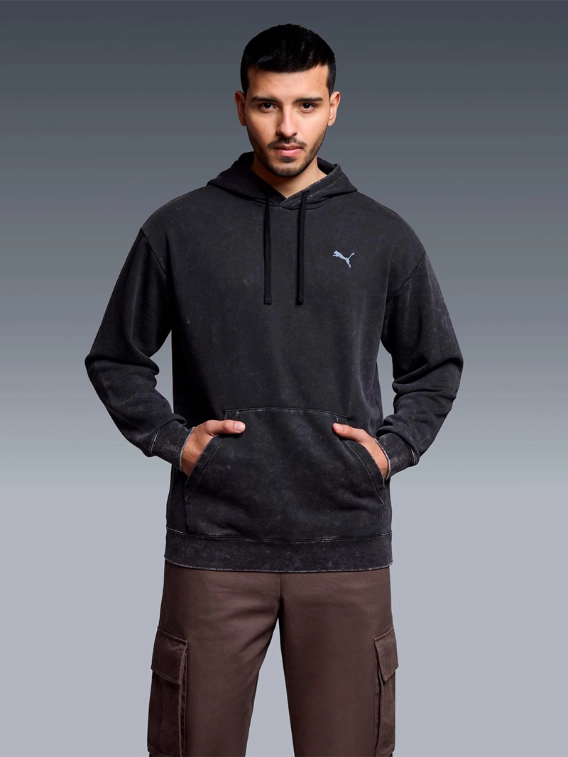 POLERON HOMBRE PUMA CON GORRO - 1