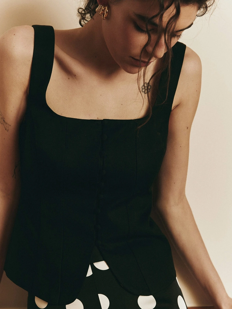 BLUSA MUJER SFERA SIN MANGAS - 4